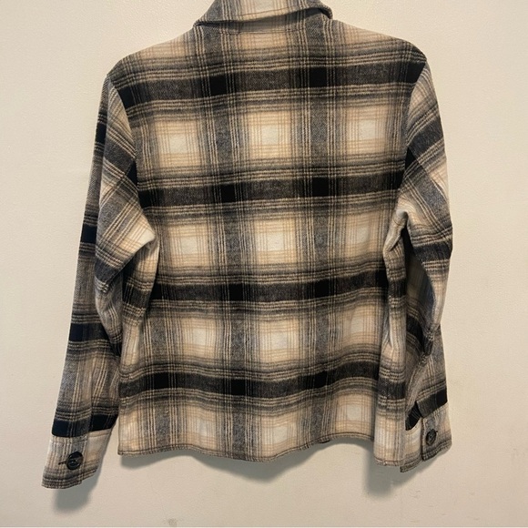BB Dakota Steve Madden Women’s Jacket Size Small Button Up Plaid Preppy Academia - Picture 6 of 11